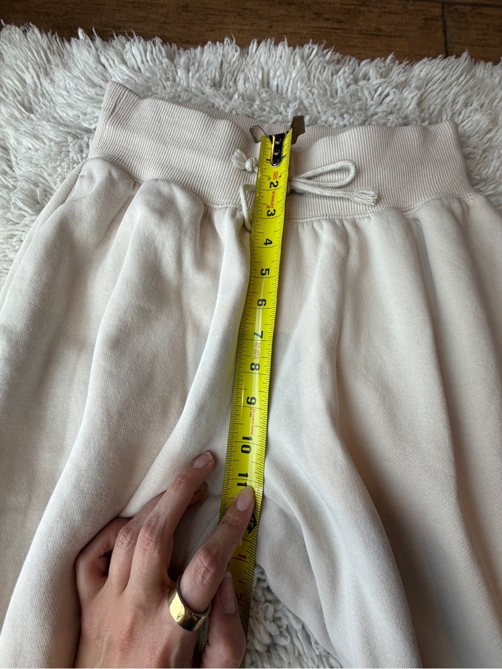 Nike Cream High Rise Jogger Sweatpants Women’s Size XS - Picture 7 of 9